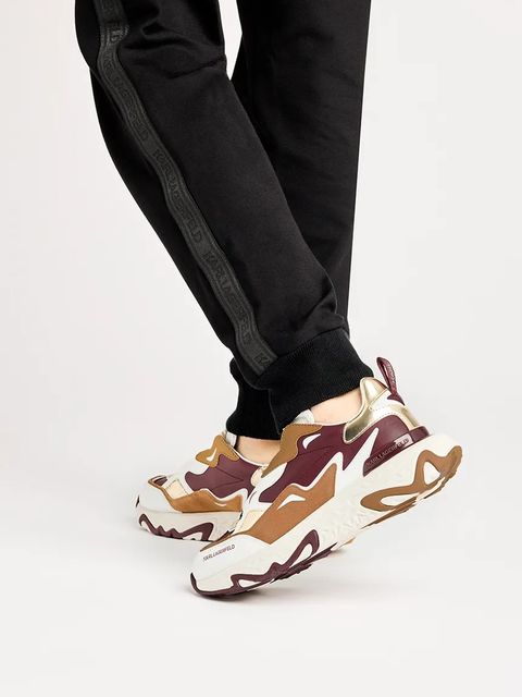 Karl Lagerfeld sneakersy BLAZE damskie kolor brązowy KL62423A