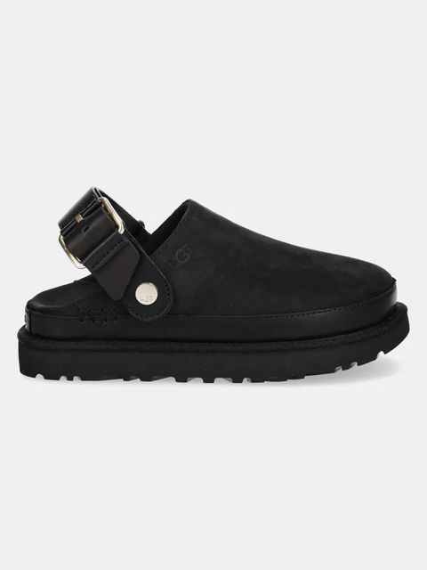 UGG klapki Goldenstar Villa Clog damskie kolor czarny na platformie 1169590-BLK - zdjęcie produktu nr 2