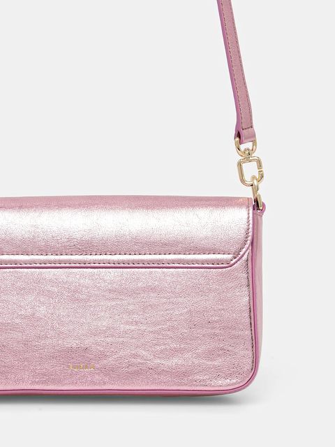Furla torebka skórzana kolor różowy WB01826.BX4150.4148S