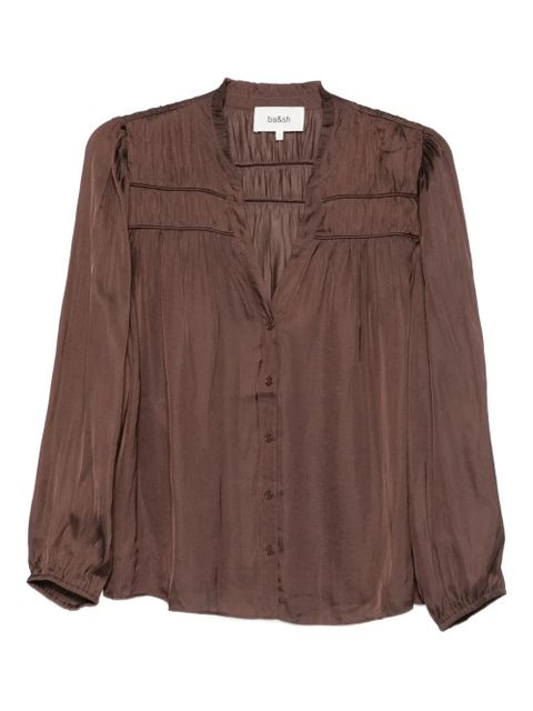 Ba&Sh v-neck blouse - Brown - zdjęcie produktu nr 1
