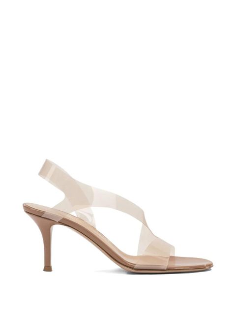 Gianvito Rossi transparent-strap sandals - White - zdjęcie produktu nr 1