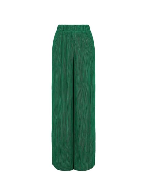 Off-White pleated pyjama bottoms - Green - zdjęcie produktu nr 1