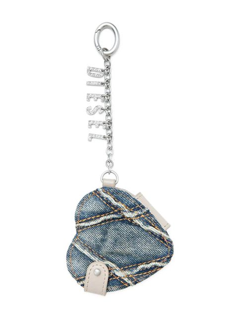 Diesel heart-shape mirror keychain - Silver - zdjęcie produktu nr 1