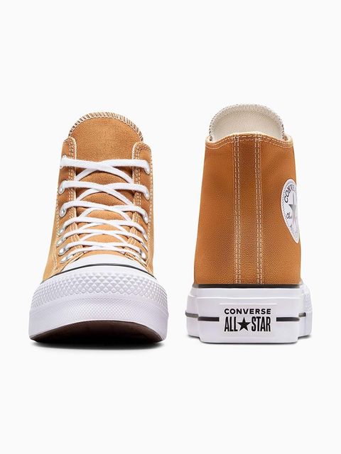 Converse trampki Chuck Taylor All Star Lift damskie kolor pomarańczowy A11537C - zdjęcie produktu nr 2