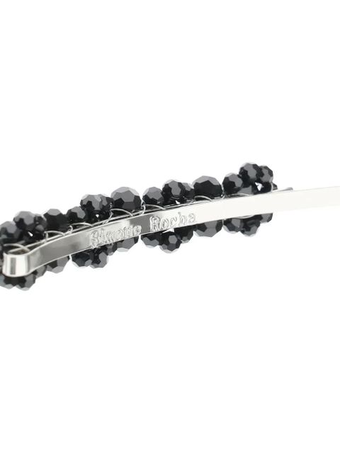 Simone Rocha crystal-embellished hair clip - Black - zdjęcie produktu nr 1