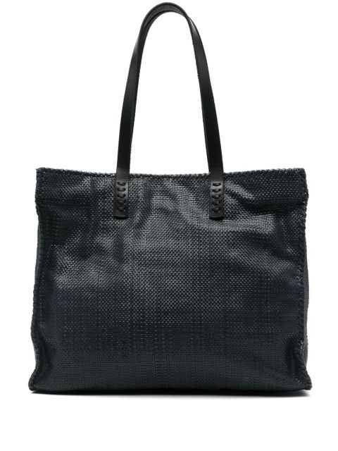 DRAGON DIFFUSION Check tote bag - Blue