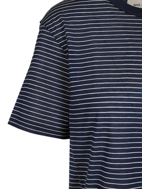 AMI Paris striped t-shirt - Blue