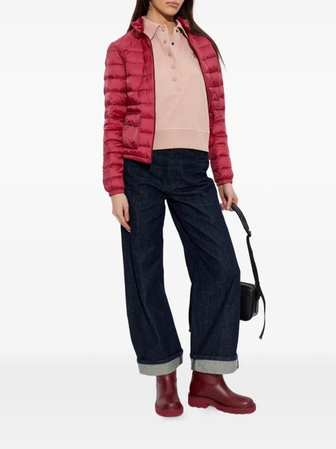 Moncler Grenoble logo-patch polo shirt - Pink - zdjęcie produktu nr 2