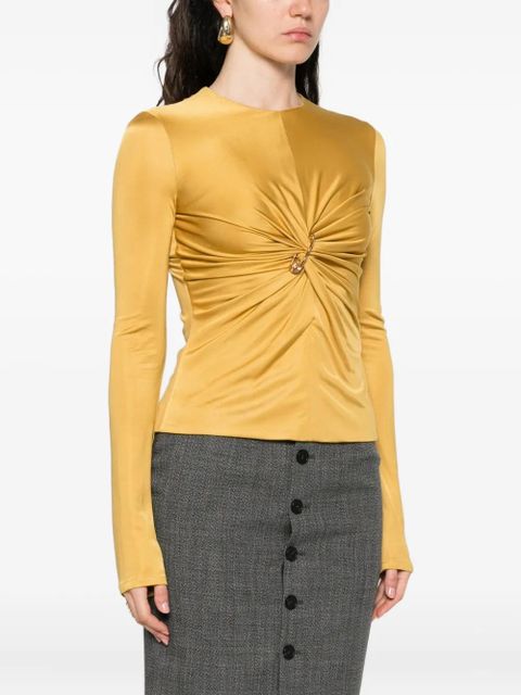 Versace gathered blouse - Gold - zdjęcie produktu nr 2