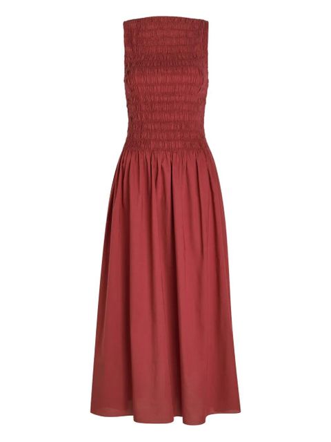 Faithfull the Brand Margot shirred dress - zdjęcie produktu nr 1