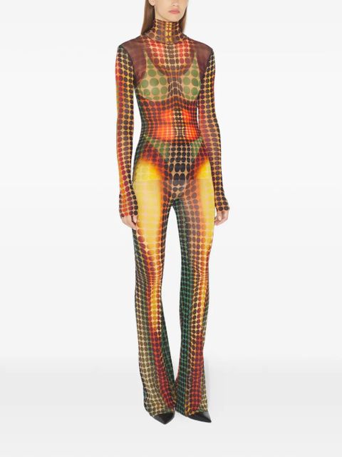 Jean Paul Gaultier Re-edition flared trousers - Yellow