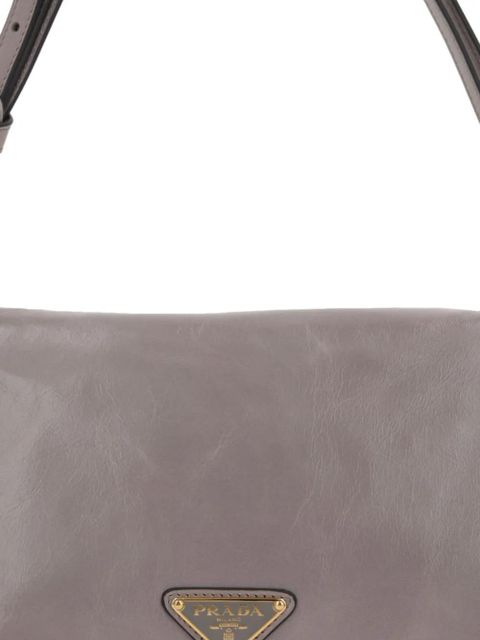 Prada Mini leather shoulder bag - Grey