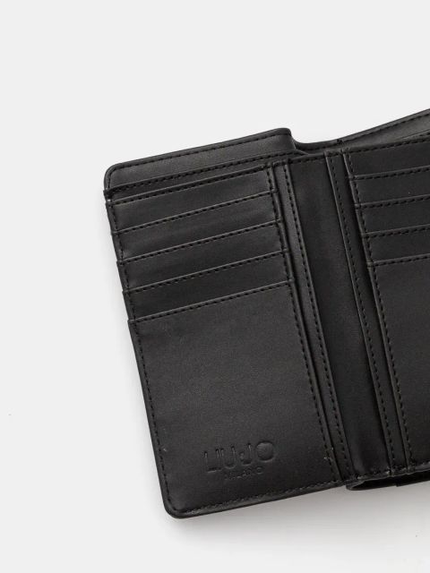 Liu Jo portfel damski kolor czarny AA5215 E0015