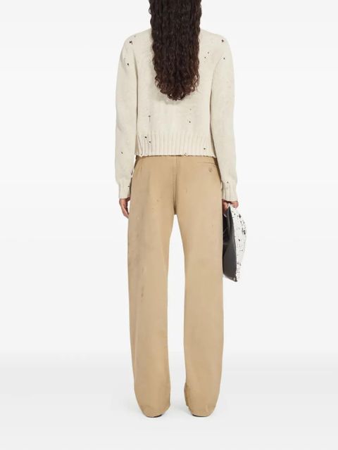 MM6 Maison Margiela distressed jacket - White