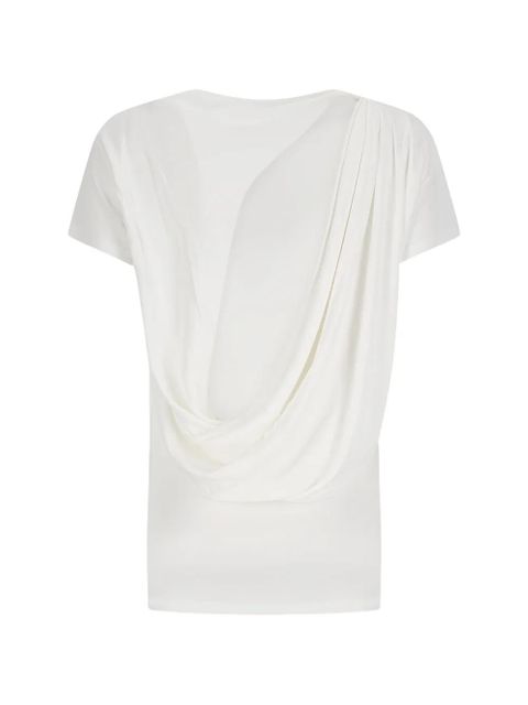 Jacquemus Le Haut Mistral draped T-shirt - White - zdjęcie produktu nr 2