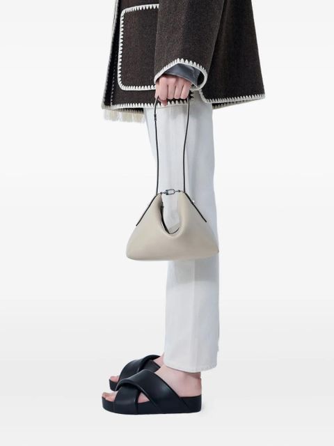 TOTEME Bevel clasp shoulder bag - Neutrals