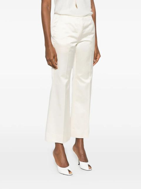 TOTEME kick flare trousers - Neutrals
