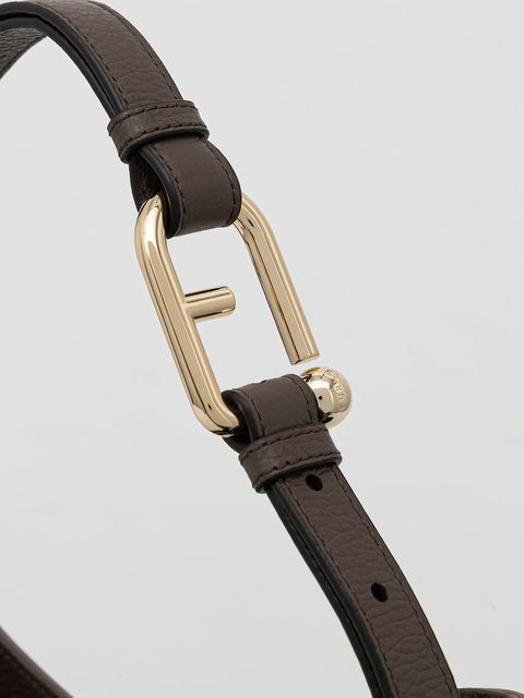 Furla torebka skórzana kolor brązowy WB01246.HSF000.2566S - zdjęcie produktu nr 2