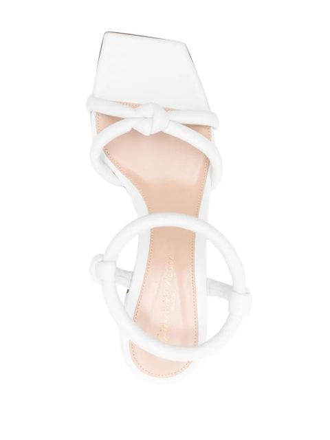 Gianvito Rossi 60mm leather sandals - White