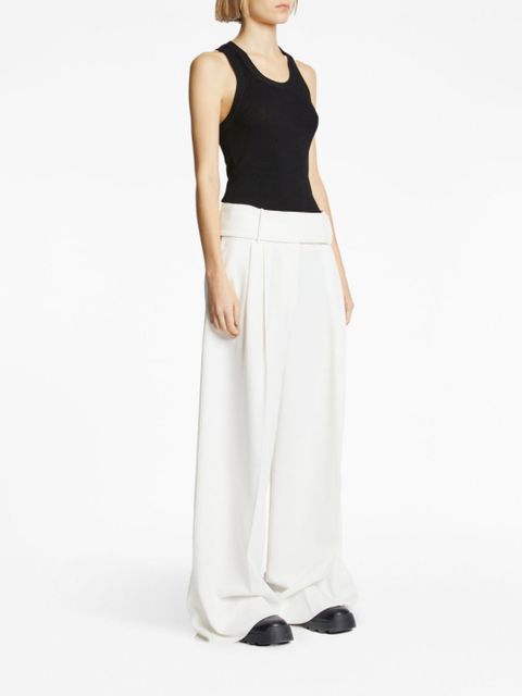 Proenza Schouler Matte knitted tank top - Black