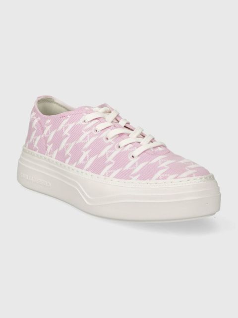 Karl Lagerfeld tenisówki KONVERT damskie kolor różowy KL63421 - zdjęcie produktu nr 2