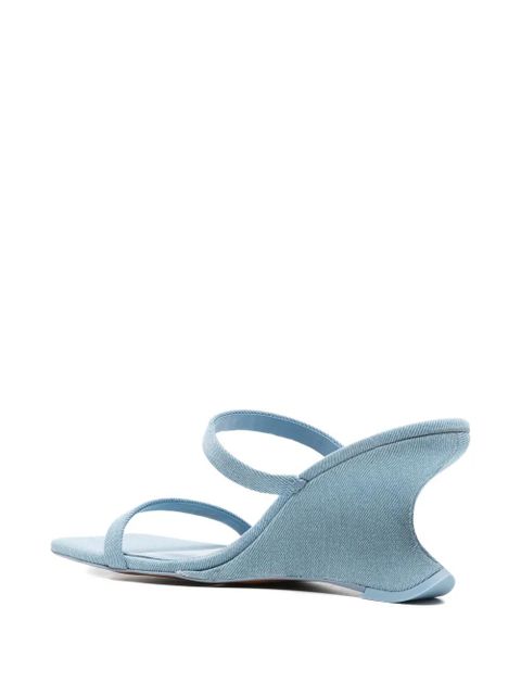 Cult Gaia raven strap sandals - Blue