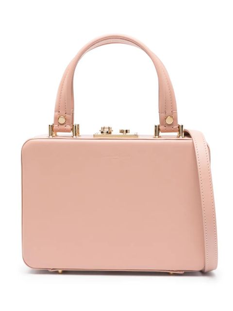 Gianvito Rossi Valì leather tote bag - Pink - zdjęcie produktu nr 1