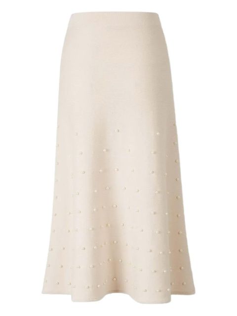 ZIMMERMANN Hypnotic beaded midi skirt - Neutrals - zdjęcie produktu nr 2