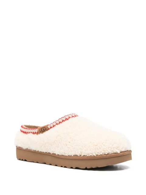 UGG Tasman Maxi curly slippers - White