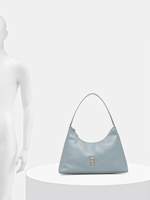 Furla torebka skórzana kolor niebieski WB00782.AX0733.3963S