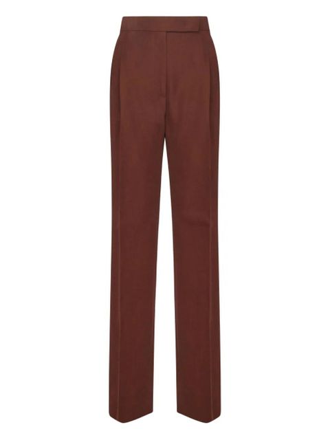 Max Mara pleated wool trousers - Brown - zdjęcie produktu nr 1