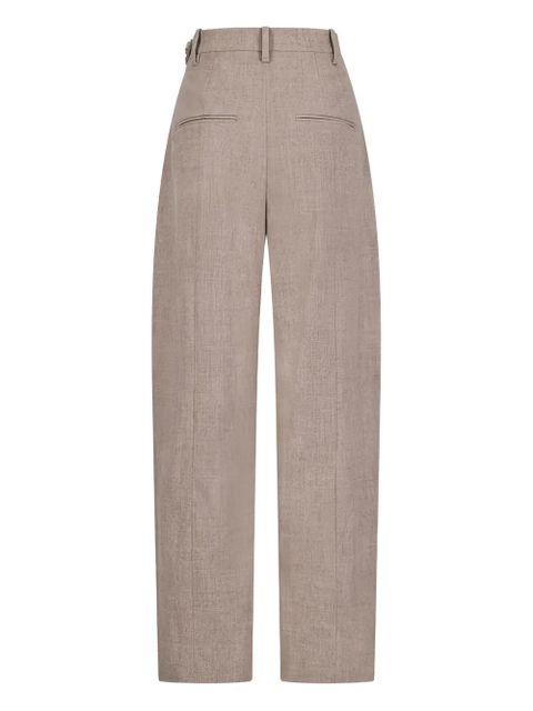 KHAITE Dugan trousers - Neutrals