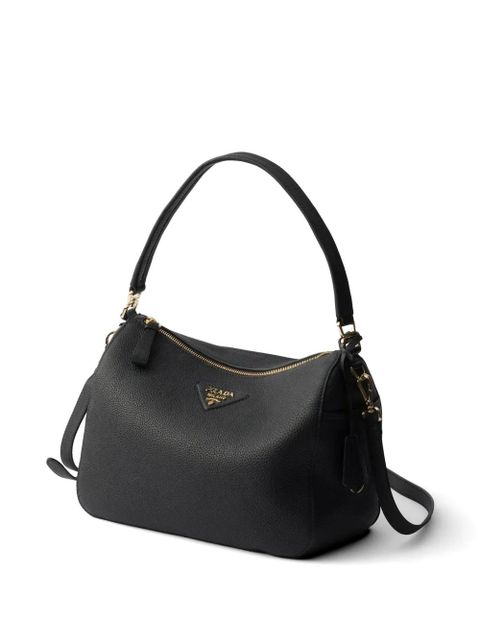 Prada leather shoulder bag - Black