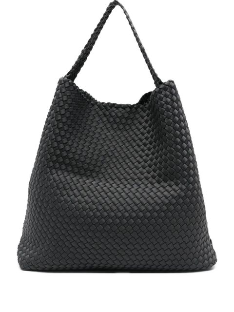 NAGHEDI large Nomad woven tote bag - Black - zdjęcie produktu nr 1