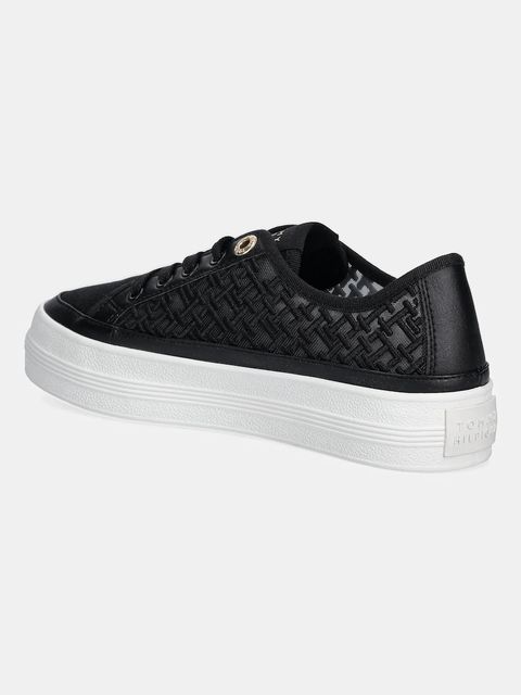 Tommy Hilfiger tenisówki VULC EMBROIDERED SNEAKER kolor czarny FW0FW08685