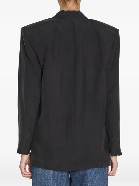 Saint Laurent double-breasted peak-lapel blazer - Black