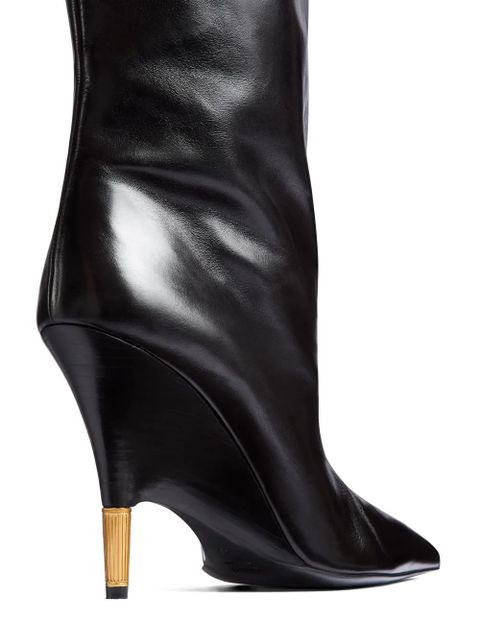 KHAITE Bella knee-high boots - Black