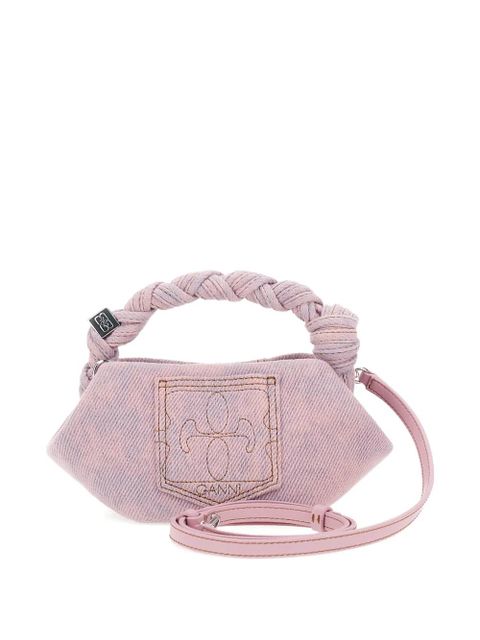 GANNI mini Bou logo-detail tote bag - Pink - zdjęcie produktu nr 2