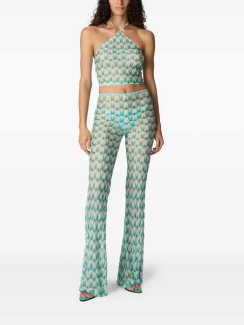 Missoni halterneck patterned top - White