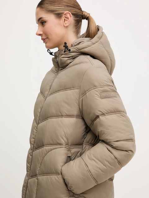 Napapijri kurtka A-Ega kolor zielony zimowa NP0A88XFN1T1