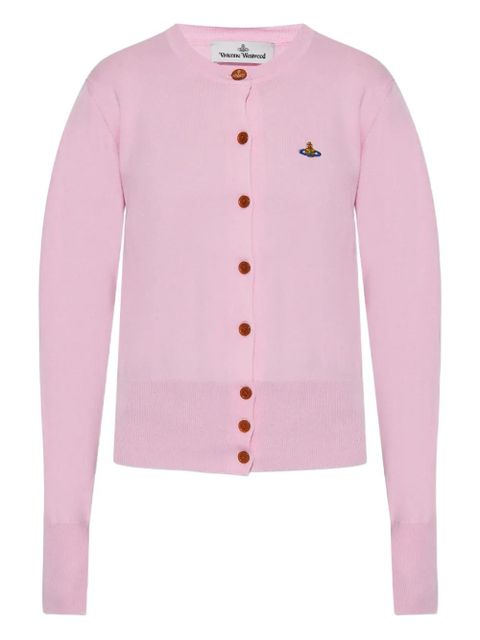 Vivienne Westwood Orb-embroidered cardigan - Pink - zdjęcie produktu nr 1