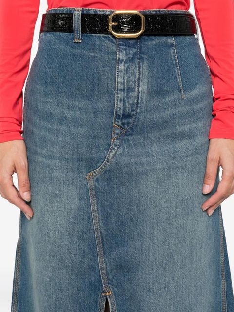 Victoria Beckham denim A-line skirt - Blue - zdjęcie produktu nr 2