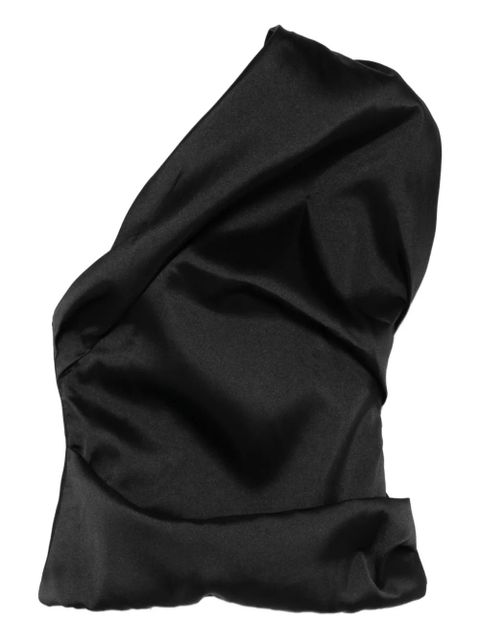 Marques'Almeida draped asymmetric top - Black - zdjęcie produktu nr 1