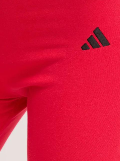 adidas legginsy Essentials damskie kolor czerwony gładkie JD3074