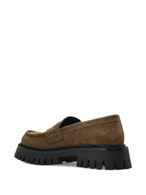 Golden Goose penny-strap platform loafers - Brown