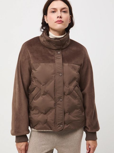 Medicine kurtka damska kolor brązowy