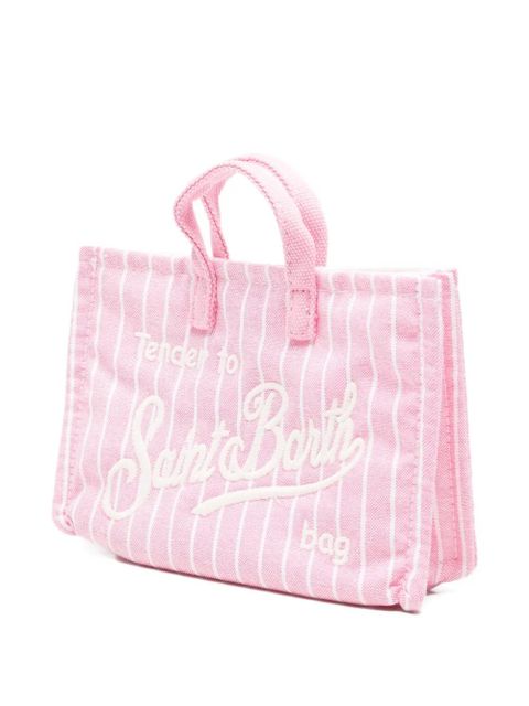 MC2 Saint Barth striped embroidered phone bag - Pink - zdjęcie produktu nr 2