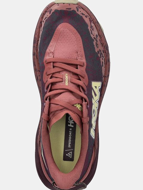 Hoka buty Speedgoat 6 damskie kolor czerwony 1147811