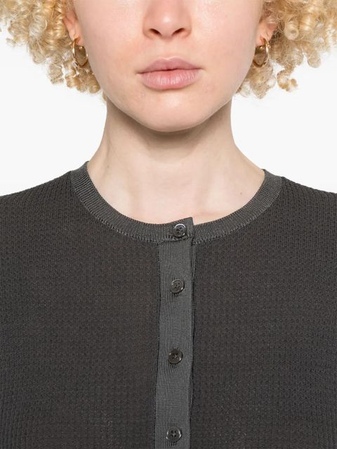 JW Anderson waffle-knit sweater - Grey