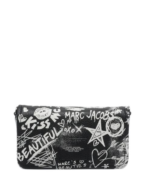 Marc Jacobs mini Punk Scribble leather crossbody bag - Black - zdjęcie produktu nr 2